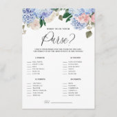 Blue Hydrangeas Wat is er in je Kaart voor een paa (Voorkant)