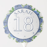Blue Hydrangeas Waterverf 18th Birthday Party Ballon<br><div class="desc">Blue Hydrangeas Waterverf 18th Birthday Party ballon is een prachtige waterverf met blauwe hydrangea's en groen. U kunt zich personaliseren door "deze sjabloon aan te passen" te selecteren of als u dit ontwerp nog verder wilt aanpassen, selecteert u "Bewerken met het gereedschap Ontwerp". Neem contact met me op als je...</div>