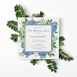 Blue Hydrangeas Waterverf 70th Birthday Party Kaart<br><div class="desc">Blue Hydrangeas Waterverf 70th Birthday Party Invitation is een prachtige waterverf met blauwe hydrangeas en groene energie. U kunt zich personaliseren door "deze sjabloon aan te passen" te selecteren of als u dit ontwerp nog verder wilt aanpassen, selecteert u "Bewerken met het gereedschap Ontwerp". Neem contact met me op als...</div>