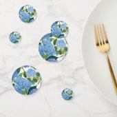 Blue Hydrangeas Waterverf Floral Confetti (Groep)