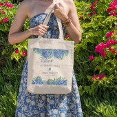 Blue Hydrangeas Waterverf Wedding Welcome Bag Tote Bag