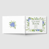 Blue Hydrangeas Wedding Gastenboek (Volledig)