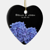 Blue Hydrangeas Wedding Ornament (Rechts)