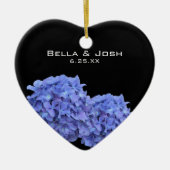 Blue Hydrangeas Wedding Ornament (Voorkant)
