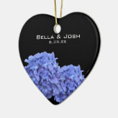 Blue Hydrangeas Wedding Ornament (Links)