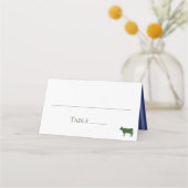 Blue Hydrangeas Wedding Plaatskaartje (Voorkant)