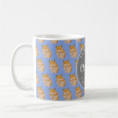 Blue I hou van Hamsters Hamster Pattern Koffiemok (Links)