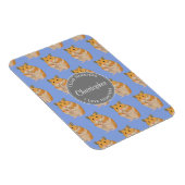 Blue I hou van Hamsters Hamster Pattern Magneet (Rechterzijde)