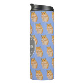 Blue I hou van Hamsters Hamster Pattern Thermosbeker (Geroteerd rechts)