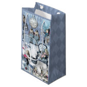 Blue Ice Alice in Wonderland Schattige Klein Cadeauzakje (Voorkant Gekanteld)