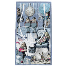 Blue Ice Alice in Wonderland Schattige Klein Cadeauzakje