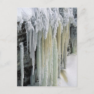 Blue Ice and Ground Water run off; Tahquamenon Briefkaart