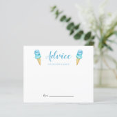 Blue Ice Cream Advice voor de nieuwe ouders (Staand voorkant)