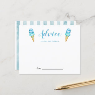 Blue Ice Cream Advice voor de nieuwe ouders