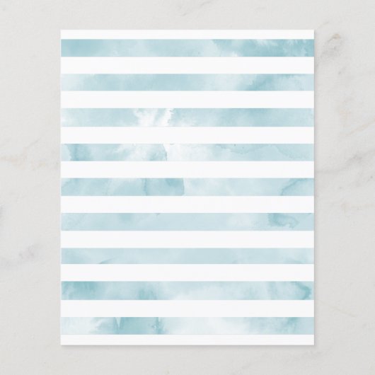 Blue Ice Cream Baby Name Shower Game (Achterkant)