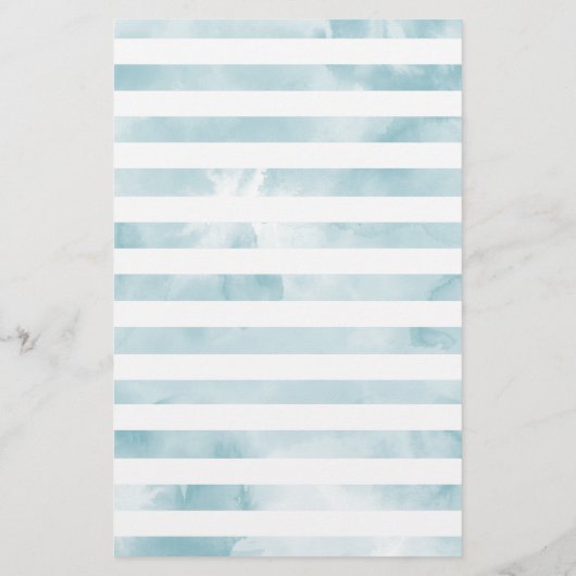 Blue Ice Cream Baby shower Bingo Game (Achterkant)