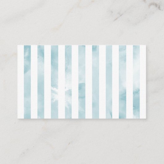 Blue Ice Cream Baby shower Luier Raffle Ticket Informatiekaartje (Achterkant)