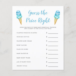 Blue Ice Cream denk dat het prijsspel goed is