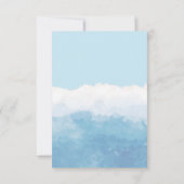 Blue Ice Cream Scoops voor twee jongens Verjaardag Bedankkaart (Achterkant)