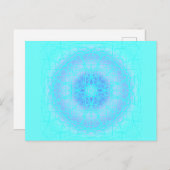 Blue Ice Cross Ball Feestdagenkaart (Voorkant / Achterkant)