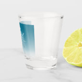 Blue Ice Crystal Shot Glas (Rechts)