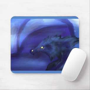Blue Ice Dragon Mousepad Muismat