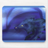 Blue Ice Dragon Mousepad Muismat (Voorkant)