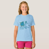 Blue Ice Dragon T-Shirt (Voorkant volledig)