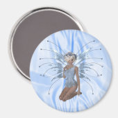 Blue Ice Fairy Magnet (Voorkant / Achterkant)