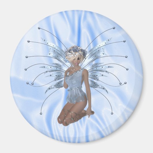 Blue Ice Fairy Magnet (Voorkant)