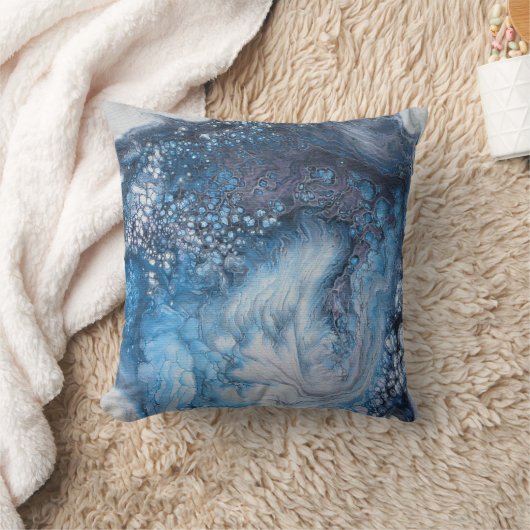 Blue Ice Fire Sierkussen (Deken)