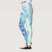 Blue Ice Fractal Swirl Leggings (Links)