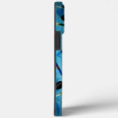 Blue Ice Hockey Thema Case-Mate iPhone Case (Achterkant / Rechts)