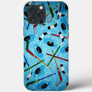 Blue Ice Hockey Thema Case-Mate iPhone Case