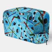 Blue Ice Hockey Thema Toilettasje (Rechterhoek)