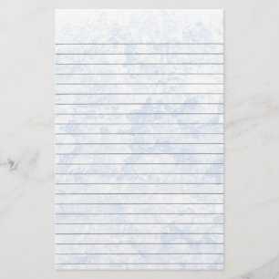 Blue Ice Lined Stationery Briefpapier