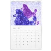 Blue Ice Poodle Agenda Kalender (Mar 2027)