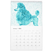Blue Ice Poodle Agenda Kalender (Jan 2026)