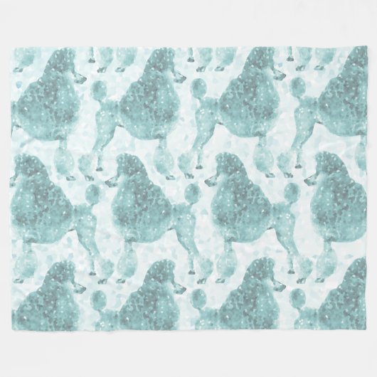 Blue Ice Posh Podle Fleece Deken (Voorkant (Horizontaal))