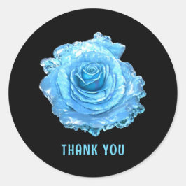 Blue Ice Roos Ronde Sticker