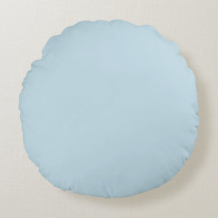 Blue Ice Solid Rond Kussen