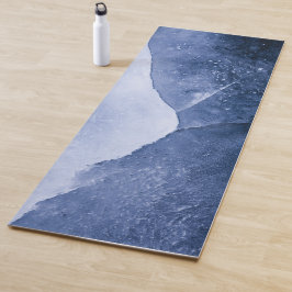 Blue Ice Surface Photo Yogamat