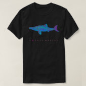 Blue Ichthyosaur Fossil T-shirt (Design voorkant)