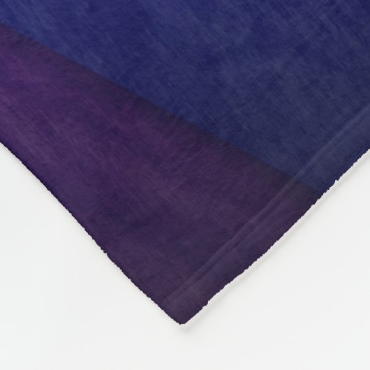 Blue Icicles aangepaste naam Fleece Deken (Hoek)