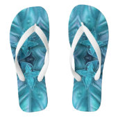 Blue Icing Abstract Teenslippers (Voetbed)