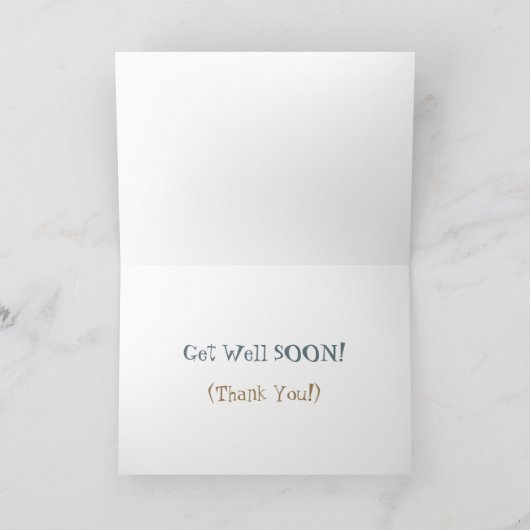 BLUE IGUANA/HEAD TILTED/"PRETTY PLEASE?/GET WELL S KAART (Binnen)