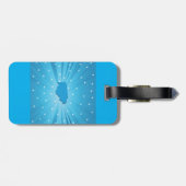 Blue Illinois Bagagelabel (Achterkant horizontaal)