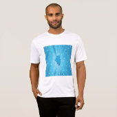 Blue Illinois Mannen Actief T-shirt (Voorkant volledig)