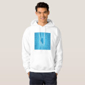 Blue Illinois Mannen Hoodie (Voorkant volledig)