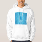 Blue Illinois Mannen Hoodie (Voorkant)